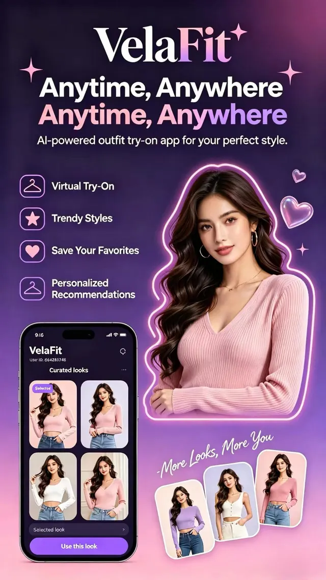 VelaFit AI outfit try-on